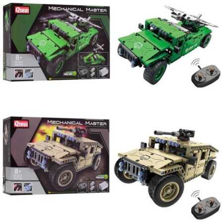 фото Конструктор с радиоуправлением 8013-8014 военный транспорт (от 502 деталей)