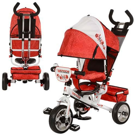 фото Велосипед для детей Ukraine Style M5363-02UKR трехколесный (бело-красный)
