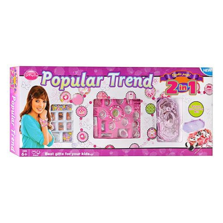 фото Бисер для плетения браслетов 11128 с шкатулкой