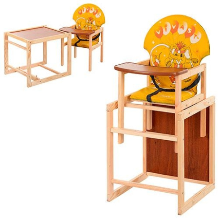 фото Стульчик для кормления Vivast М V-010-23-5 (желтый слон)