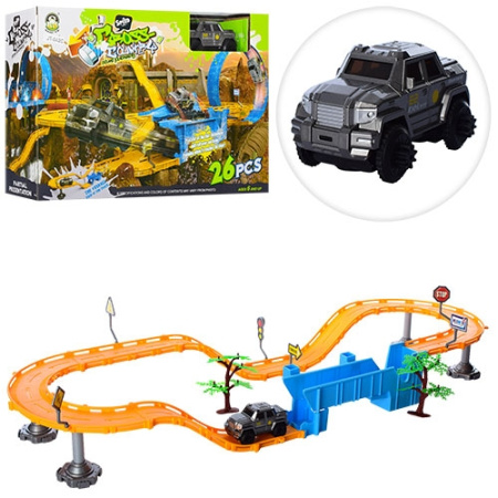 фото Игровой автотрек JT-042C (26 деталей)
