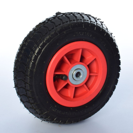 фото Колесо переднее резиновое M 4040-3-F-WHEEL к карту M 4040 (красное)