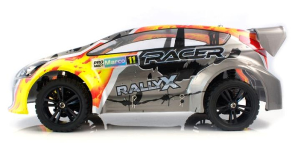 Радиоуправляемая модель Ралли 1:10 Himoto RallyX E10XR Brushed (серый)