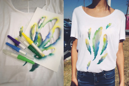 фото Фломастеры-аэрографы для ткани MALINOS BLOpens Textil текстильные 5 шт