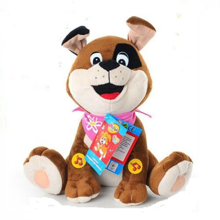 фото Мягкая игрушка функциональная собака MP 0890 повторюшка