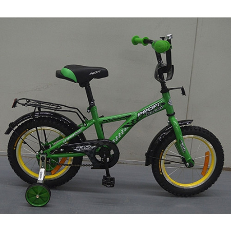 фото Детский двухколесный велосипед 14 дюймов  Profi G1432 Racer (зеленый)