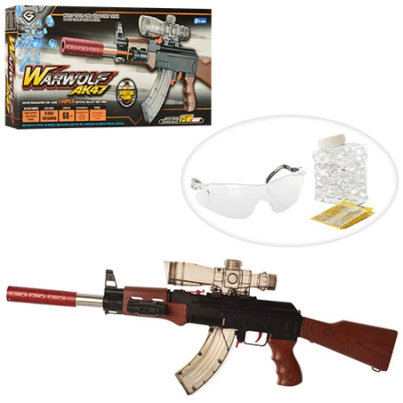 фото Автомат игрушечный M11 копия AK47 на водяных пулях (68 см)