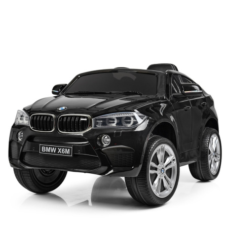 фото Детский джип с радиоуправлением BMW X6M JJ2199EBLR-2 с кожаным сиденьем (черный) фото Детский джип с радиоуправлением BMW X6M JJ2199EBLR-2 с кожаным сиденьем (черный)