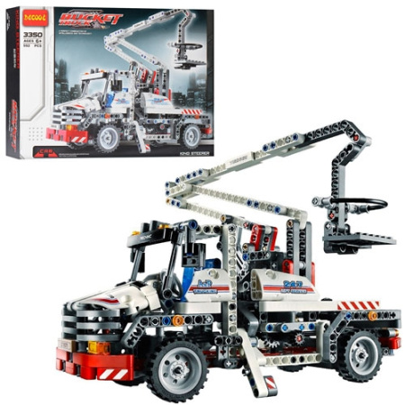 фото Конструктор для детей 3350 стройтехника (592 детали)