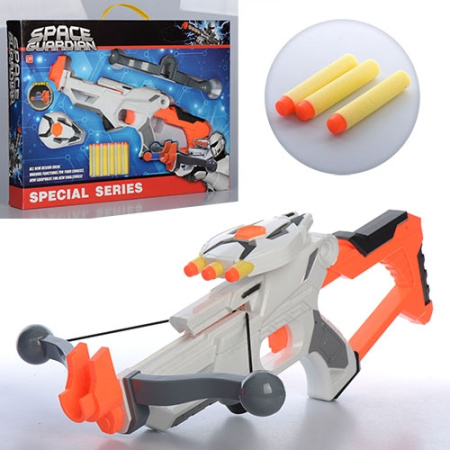 фото Детский игрушечный арбалет 4232 с мягкими пулями (45 см)