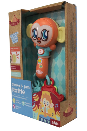 фото Погремушка музыкальная Kidian интерактивная обезьянка (с датчиком движения)