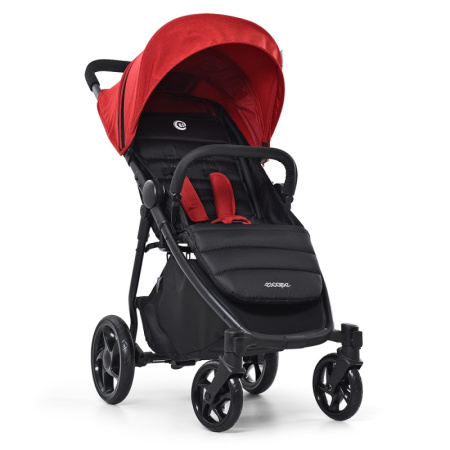 фото Прогулочная коляска-книжка El Camino ME 1032L ESCAPE Crimson Black (бордовая)