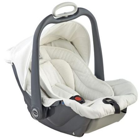 фото Автокресло Roan Babies Millo кожа белая 620298