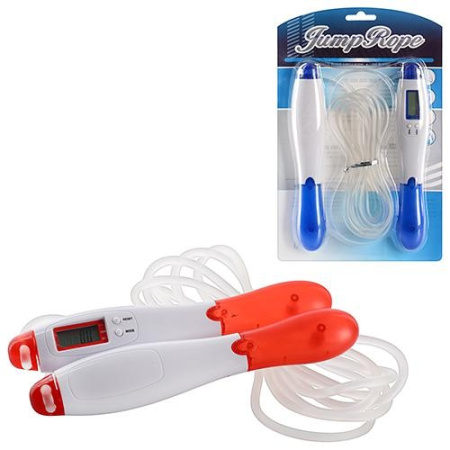 фото Скакалка MS 0179 с электронным счетчиком оборотов и калорий