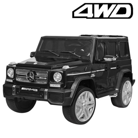 фото Детский джип Mercedes G65 AMG M 3567EBLR-2(4WD) полный привод с кожаным сиденьем (черный) фото Детский джип Mercedes G65 AMG M 3567EBLR-2(4WD) полный привод с кожаным сиденьем (черный)