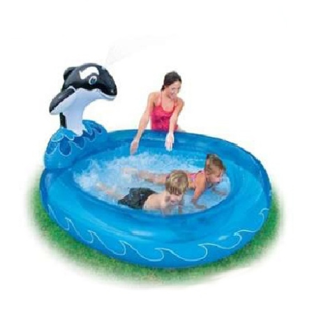 фото Детский надувной бассейн Intex 57436 – «Кит» (203 х 157)