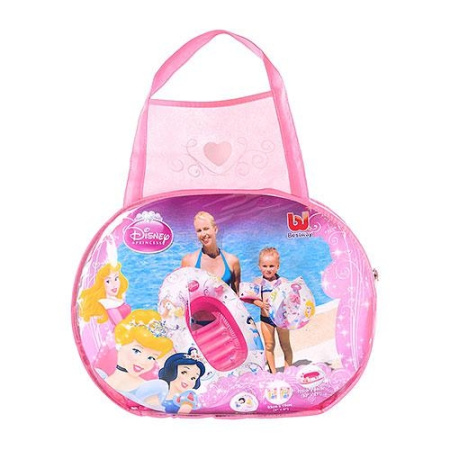 фото Пляжный надувной набор Bestway 91054 плотик нарукавники мяч Принцессы
