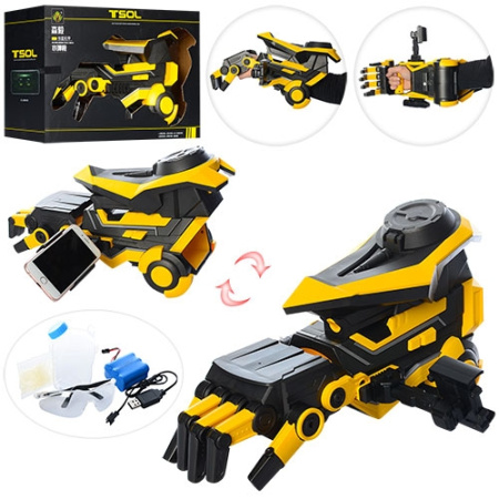 фото Рука-автомат трансформер SY-889 с водяными пулями подключение к телефону