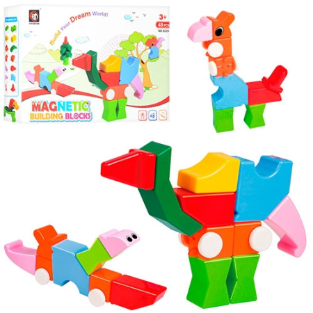 фото Магнитный конструктор 8223 для детей (48 деталей)