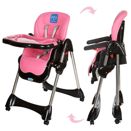 фото Детский стульчик для кормления М 3216-8 (розовый)