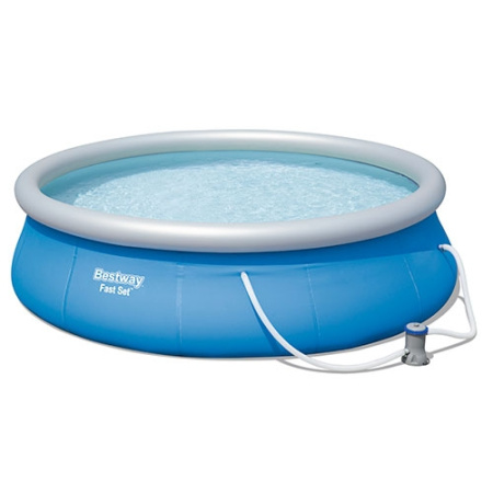 фото Надувной бассейн Bestway 57321 с фильтр-насосом (396-84 см)