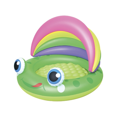 фото Бассейн Лягушонок с надувным дном и козырьком 52188
