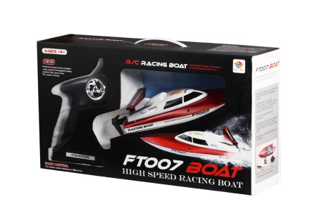 фото Катер на радиоуправлении Fei Lun FT007 Racing Boat (красный)