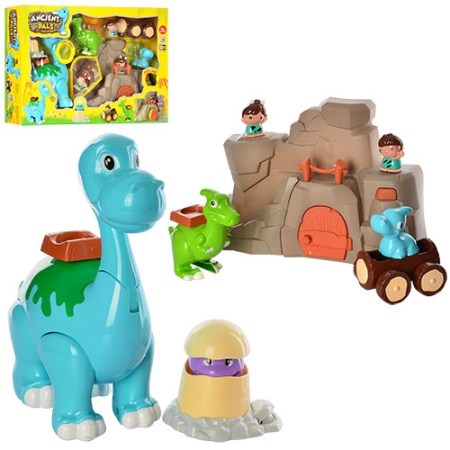 фото Детский игровой набор KEENWAY 13633 динозавры пещера