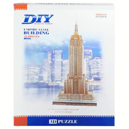 фото Пазлы 3D 2802 B "Эмпайер Стэйт Билдинг"