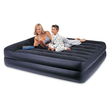 фото Надувная кровать матрас велюр Intex 66720 спускает, нужно заклеить