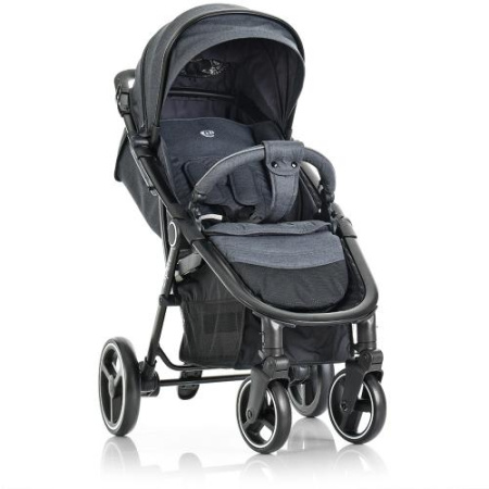фото Прогулочная коляска книжка El Camino ME 1022L EXPERT Graphite дождевик матрас чехол (серая)