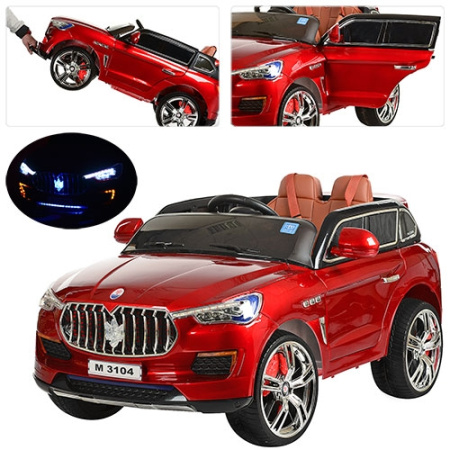 фото Детский джип Bambi M 3104(MP4)EBLRS-3 Maserati автопокраска и кожанное сиденье (красный) фото Детский джип Bambi M 3104(MP4)EBLRS-3 Maserati автопокраска и кожанное сиденье (красный)