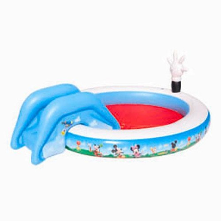 фото Надувной игровой центр 91014 бассейн с душем и горкой