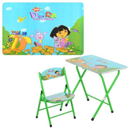 фото Детский столик DT 19-12 парта со стульчиком Даша (зеленый)