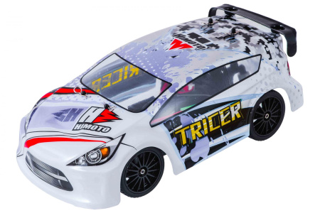 фото Радиоуправляемая модель Шоссейная 1:18 Himoto Tricer E18OR Brushed (белый)