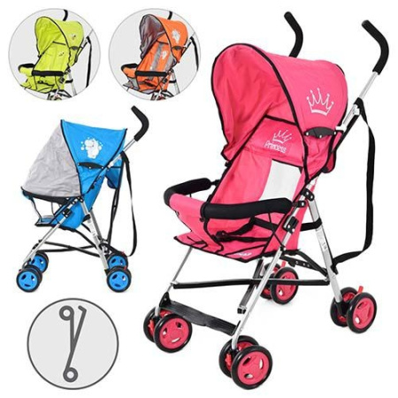 фото Детская прогулочная коляска RAMETTO S5-2 (розовая, зеленая, оранжевая, красная)