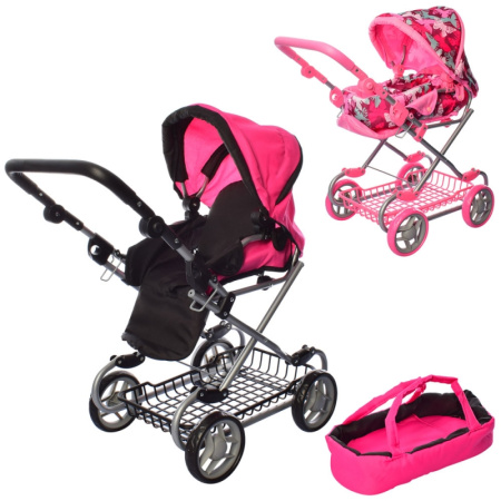фото Игровая коляска для куклы Melogo 9346W люлька и прогулка