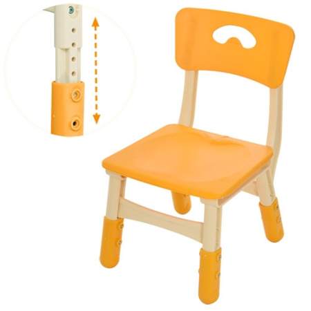 фото Детский стульчик B0303-6 регулируется (желтый)
