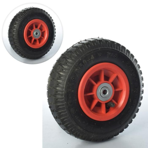Колесо надувное M 3857-3 A-WHEEL для карта M 3857 (красное)