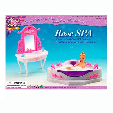 фото Ванная комната для куклы 2613 мебель