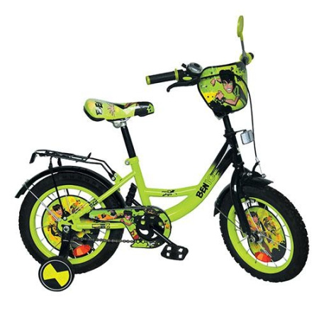 фото Детский велосипед двухколесный 16" BN 0040 Бен Тен (зеленый)