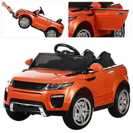 фото Детский джип Range Rover M 3213EBLR-7 колеса EVA (оранжевый) фото Детский джип Range Rover M 3213EBLR-7 колеса EVA (оранжевый)