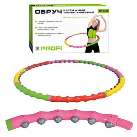 фото Массажный гимнастический обруч Profi MS 0201 хулахуп