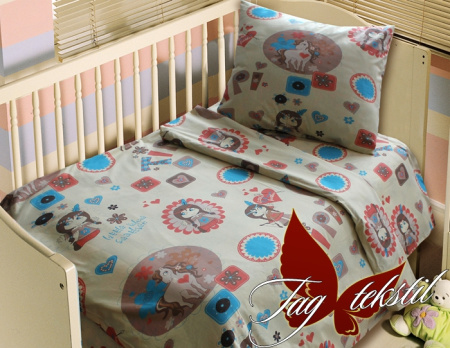 фото Набор детского постельного белья в кроватку Скво (В кроватку-028)