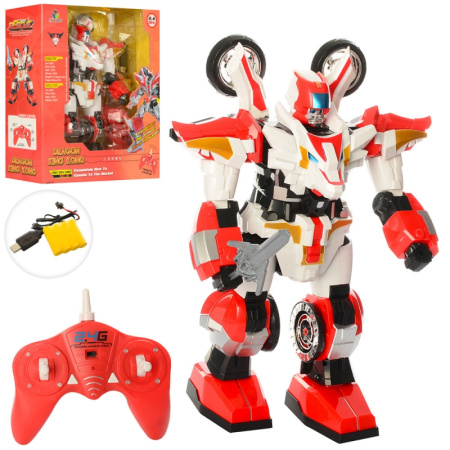 фото Робот с радиоуправлением 5502B ходит танцует музыка свет (37см)