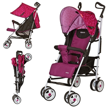 фото Прогулочная коляска – трость B-61-9 (сиреневая)