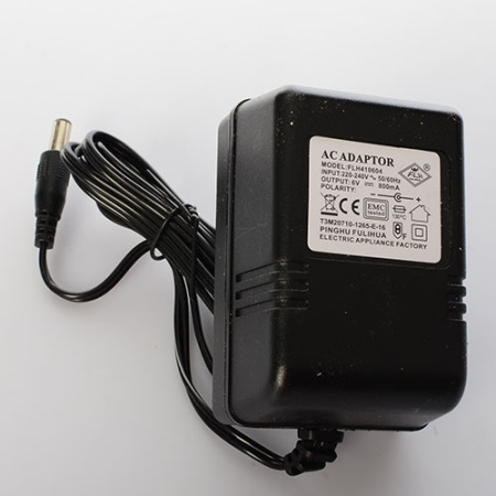 фото Зарядное устройство 6V 800mA M 3558-CHARGER для машинки-толокара M 3558 3559 3560 3561