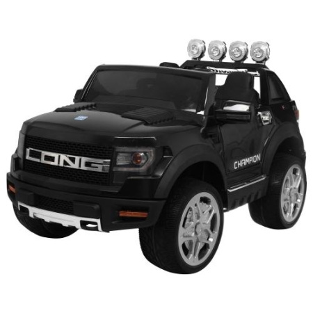 фото Детский электромобиль джип Ford M 3579EBLR-2 с кожаным сиденьем (черный)