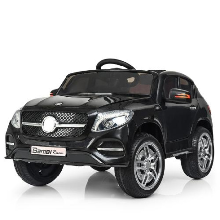 фото Джип-электромобиль для детей Mercedes M 3829EBLR-2 два мотора и кожаное сиденье (черный) фото Джип-электромобиль для детей Mercedes M 3829EBLR-2 два мотора и кожаное сиденье (черный)