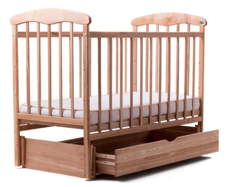 фото Кровать Наталка маятник ящик Ясень светлая 60034